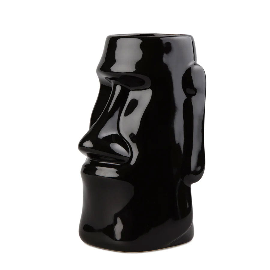 Black Easter Island Tiki Mug