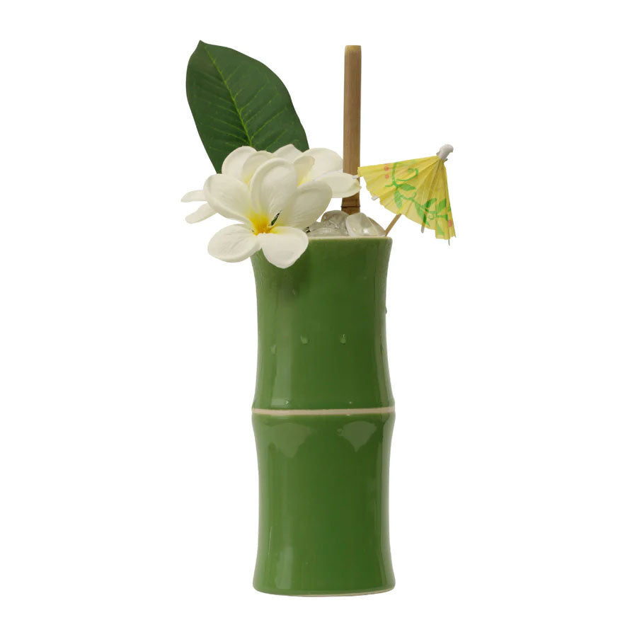 Green Bamboo Tiki Mug