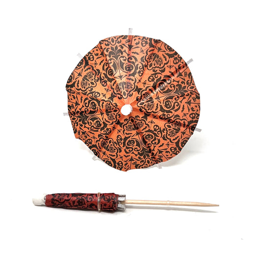 Tiki Halloween Cocktail Umbrella