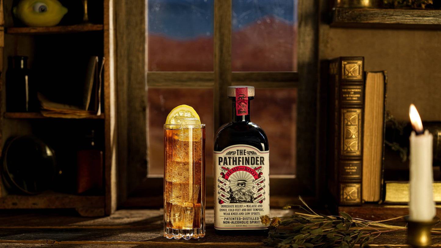 The Pathfinder Hemp & Root Non-Alcoholic Spirit