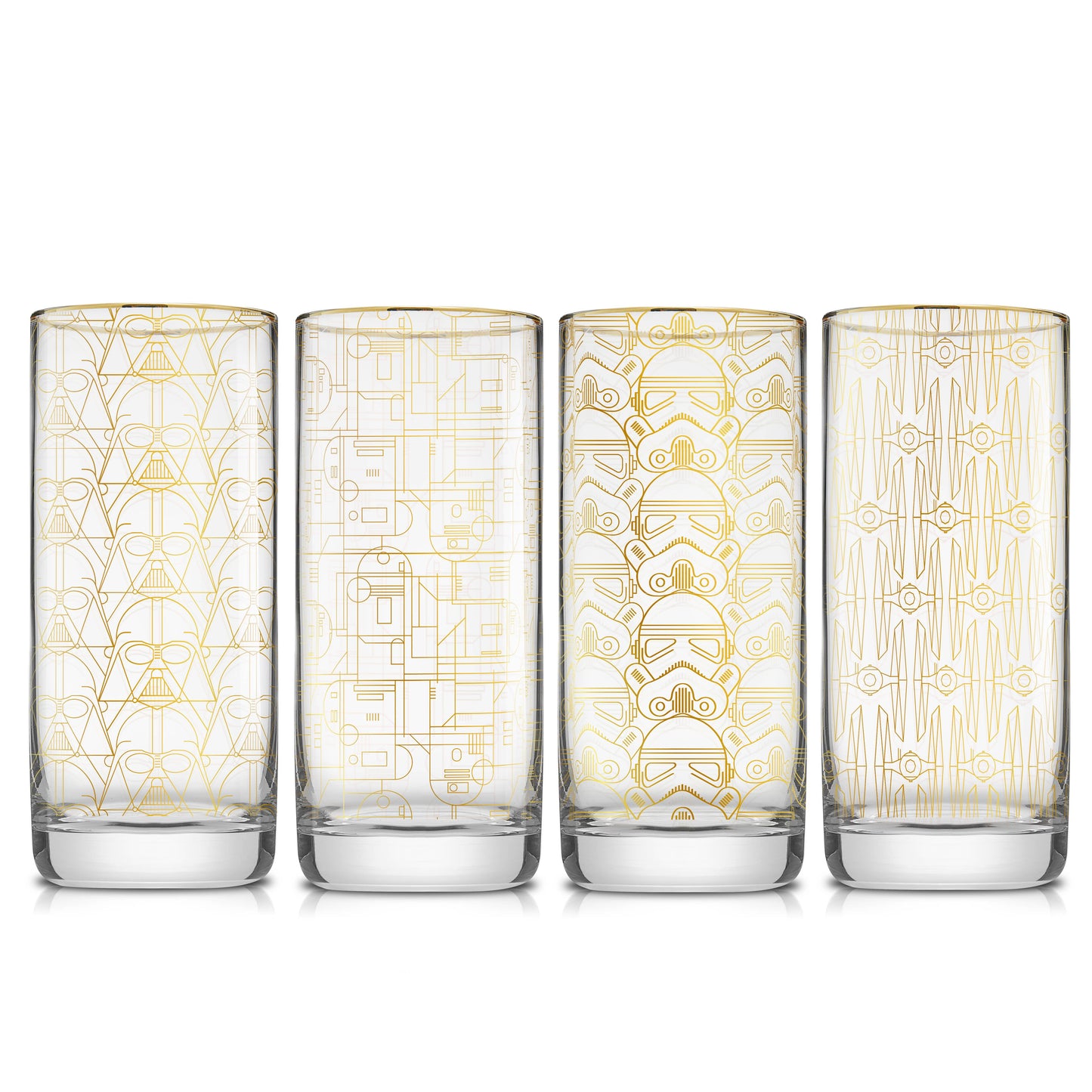 LIMITED EDITION Star Wars™ Deco Drinking Glasses: Set of 4