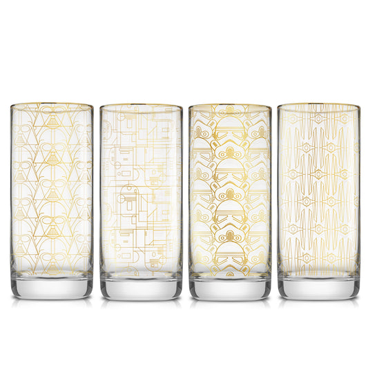 LIMITED EDITION Star Wars™ Deco Drinking Glasses: Set of 4