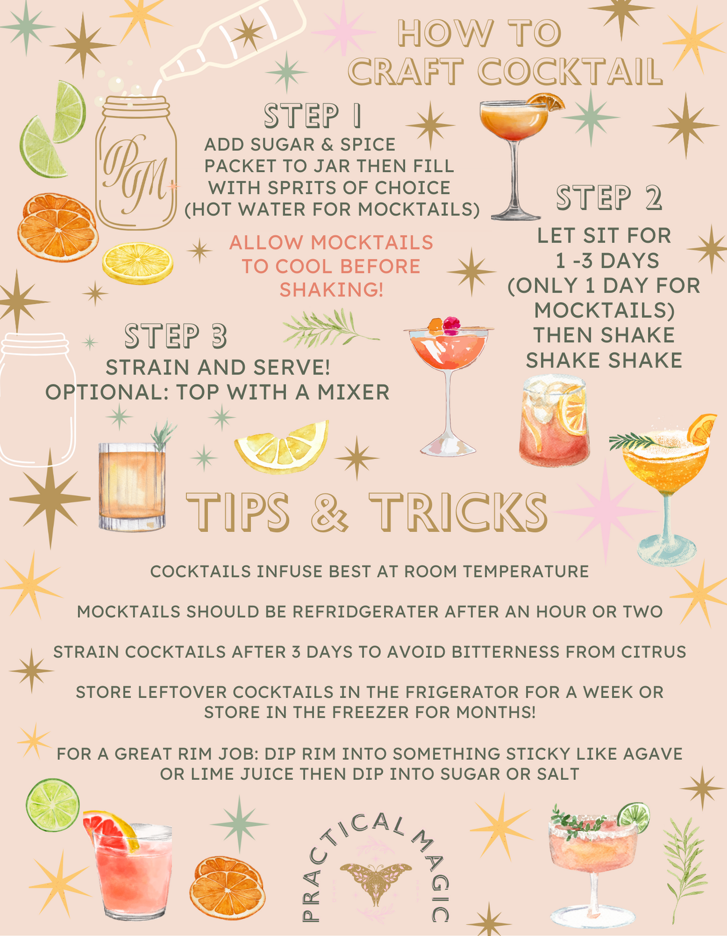 Midnight Margarita Cocktail / Mocktail Kit