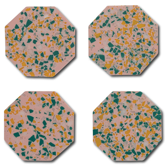 Octagon Coasters: Set of 4