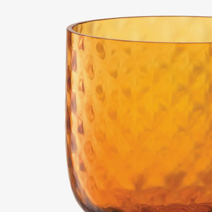 Dapple Sun Amber Lowball Tumblers: Set of 2