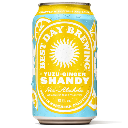 Best Day Brewing Yuzu Ginger Shandy Non-Alcoholic Craft Beer