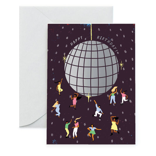 DISCO BALL - Birthday Card